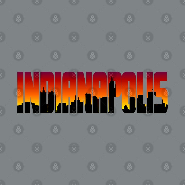 Indianapolis Skyline by MadmanDesigns