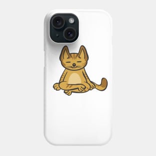 Cat In Different Yoga Poses Phone Case