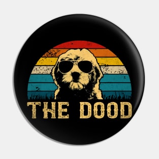 Vintage Goldendoodle The Dood Hund Lustig Geschenk Pin