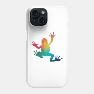 Rainbow frog Phone Case