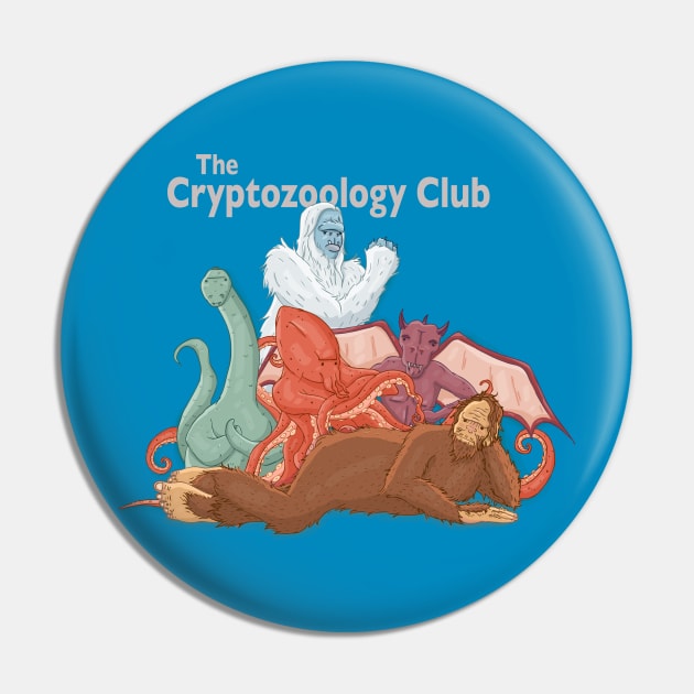 The Cryptozoology Club Pin by TaylorRoseMakesArt