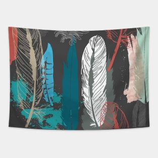 Feathers Pattern Tapestry