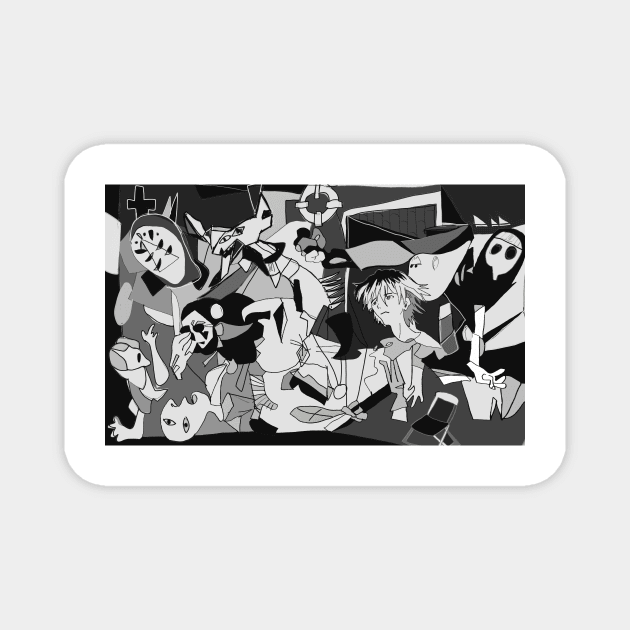 Guernica Evangelion Magnet by theprometeus