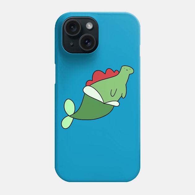 Mermaid Stegosaurus Phone Case by saradaboru