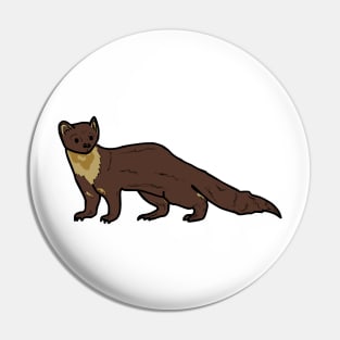 Pine Marten - Cat Crainn - Irish Wildlife Pin