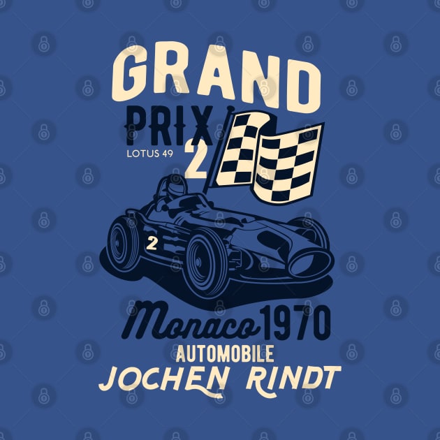 1970 Racing Car Grand Prix of Monaco by MotorManiac