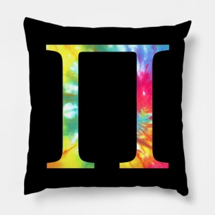 Tie Dye Pi Pillow