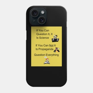 Science vs Propaganda Phone Case