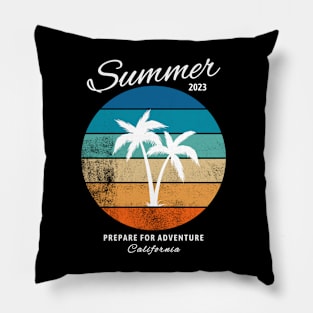 Summer Vacation 2023 Pillow