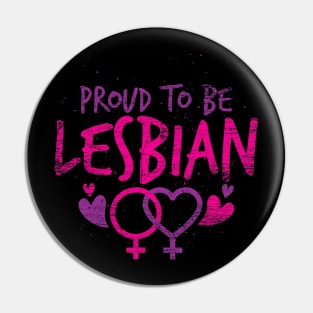 Lgbt Pride Month Proud To Be Lesbian Pin