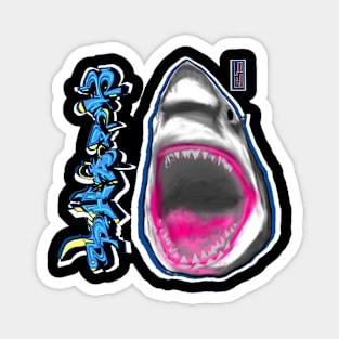 Shark Graffiti Magnet