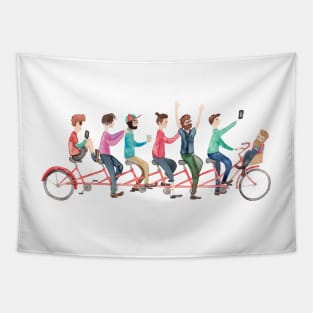 Bike Ride Tapestry