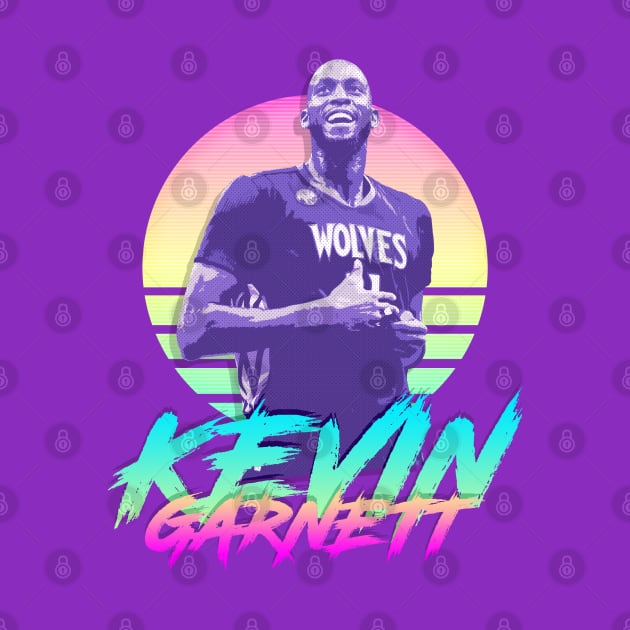 Kevin Garnett Retro Futuristic Aesthetic by StupidHead