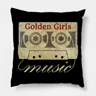 cassette tape Golden Girls vintage, ElaCuteOfficeGirl, Pillow