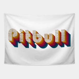 retro vintage Pitbull Tapestry