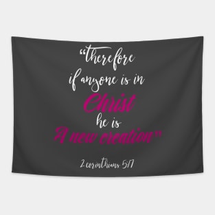 A New Creation in Christ Christian Inspirational Design Tapestry