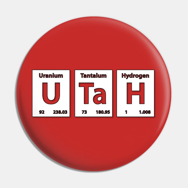 Utah Chemical Element Pin by nightelf