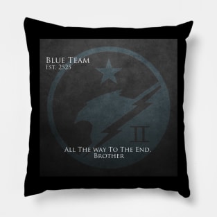 House Blue Team Pillow
