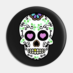 Sugar Skull Pin