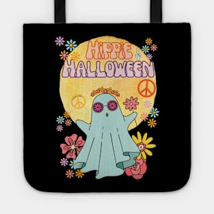 Retro Hippie Halloween Tote