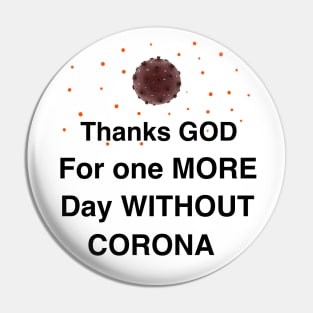 Save Wold from Corona Pin