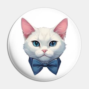 Fancy Cat with Bowtie no.10 Pin