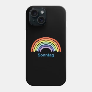 Sonntag Sunday Rainbow Phone Case