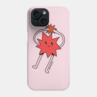 Silly Little Guy | Red Sticker Version Phone Case