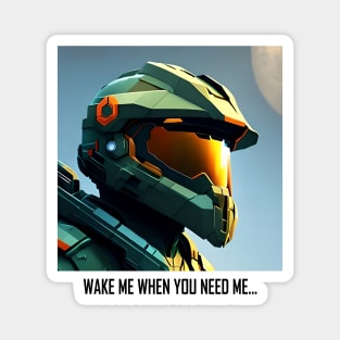 Halo game quotes - Master chief - Spartan 117 - WQ01-v4 Magnet