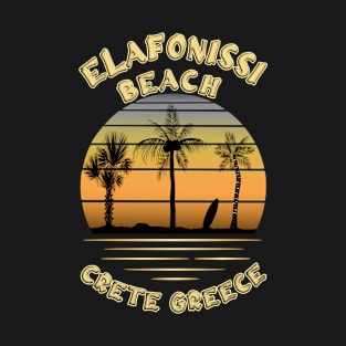 Dream Beach: Elafonissi Beach Crete Greece T-Shirt