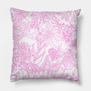 Paisley wildflower floral pattern Pillow