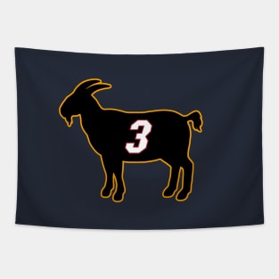 Dwyane Wade Miami Goat Qiangy Tapestry