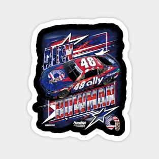 Alex Bowman Navy Patriotic Magnet