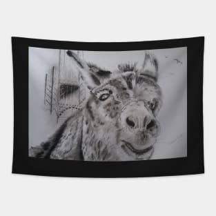 Seaside Donkey Tapestry