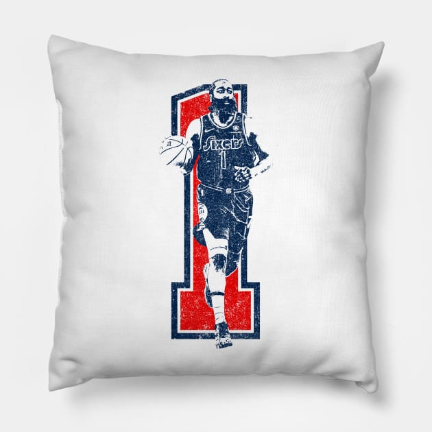 James Harden (Variant) Pillow by huckblade