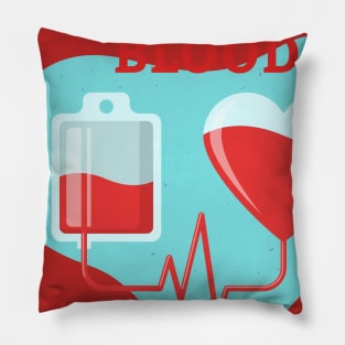 Donate Blood - Save Lives, World Blood Donor Day 2021 Pillow