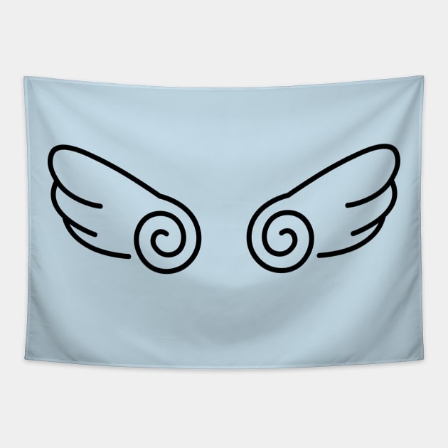 angel wings Tapestry by KopuZZta 