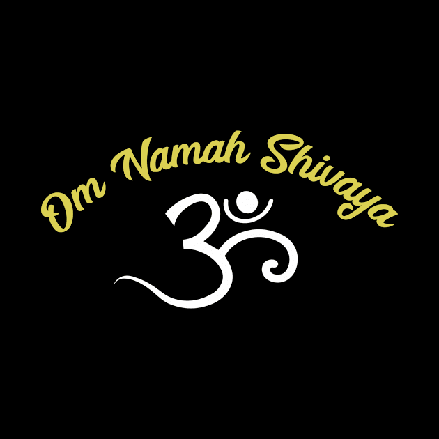 Om Namah Shivaya | Hindu Mantra design by KuTees