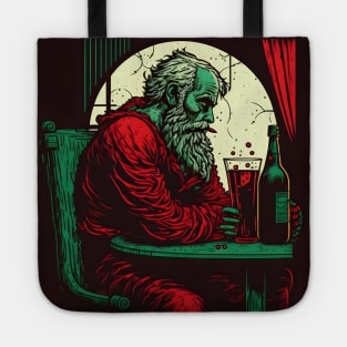 Santa Alcoholism Tote