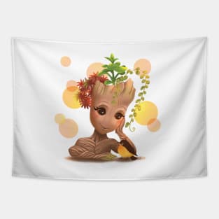 Cute Groot Tapestry