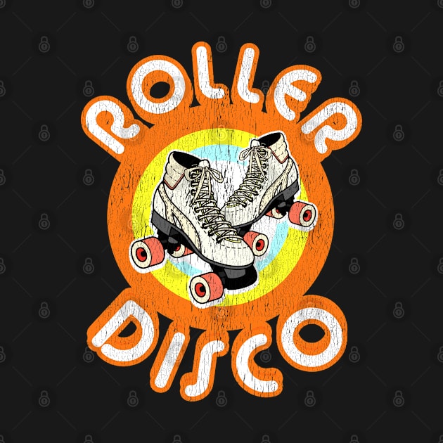 Roller Disco Derby Vintage & Distressed design 70s 80s by phoxydesign