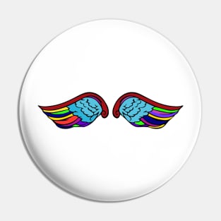 Multi color wings Pin