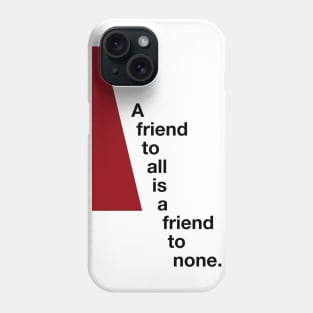 Ajin - A friend to all is a friend to none Phone Case