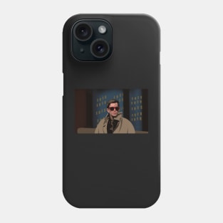 John Mulaney on Seth Meyers in Trench Coat Sunglasses Phone Case