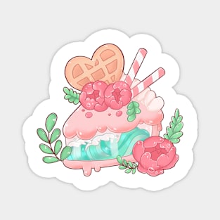 Delicious summer cake Magnet