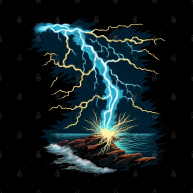 Lightning Bolt Sea Mountain by GIFTGROO