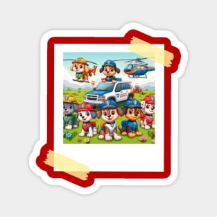 Paw Patrol Photo Magnet