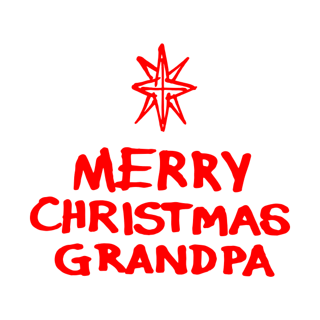 Merry Christmas Grandpa R by Very Simple Graph