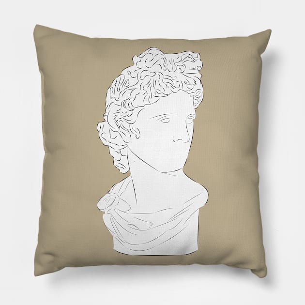 Apollo Belvedere Pillow by LiLian-Kaff