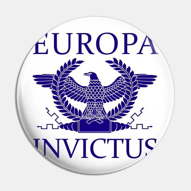 Europa Invictus - Blue Eagle Pin by AtlanteanArts